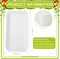 50 Pcs Crafts Foam Trays, White Foam Meat Tray Food Tray Paint and Ink Mixing Trays Rectangle School Printmaking Foam Trays for DIY Art Craft Dissecting(8 x 4 x 1 Inches)